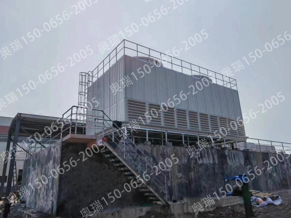 公司承揽方形冷却塔顺利完工